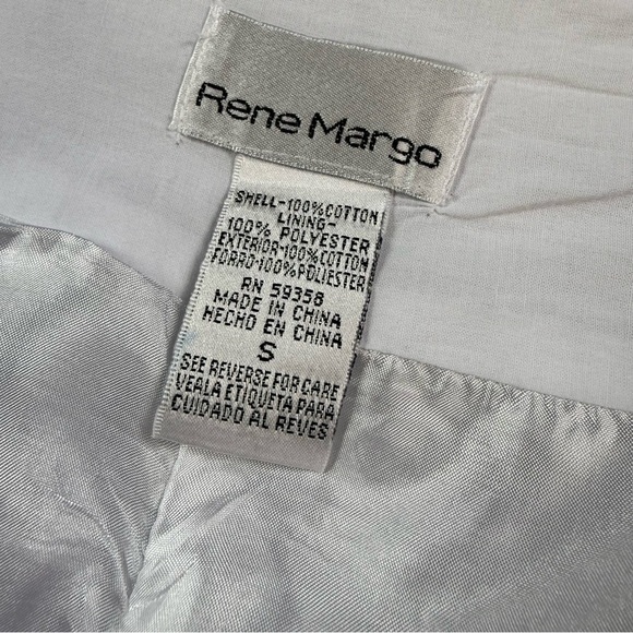 Vintage 90s Rene Margo Embroidered Beaded Skirt Size Small - Picture 10 of 11